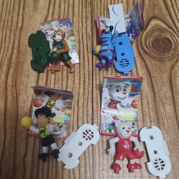 NBA Mascots Kinder Surprise mini figures lot (X4) - Picture 1 of 3